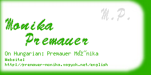 monika premauer business card